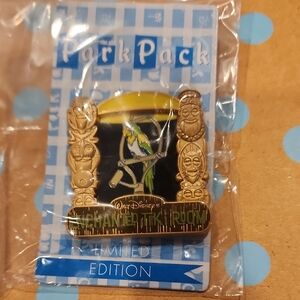 Disney Park Pack Enchanted Tiki Room Pin with Gold and Green